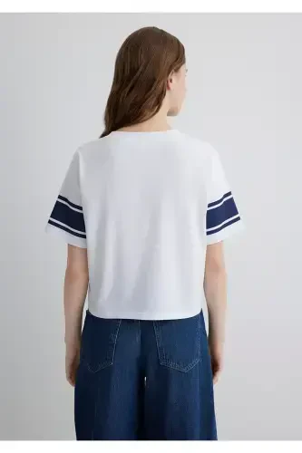 Scooby Doo Printed White T-shirt Regular Fit / Norm - 5