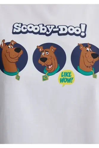 Scooby Doo Printed White T-shirt Regular Fit / Norm - 7
