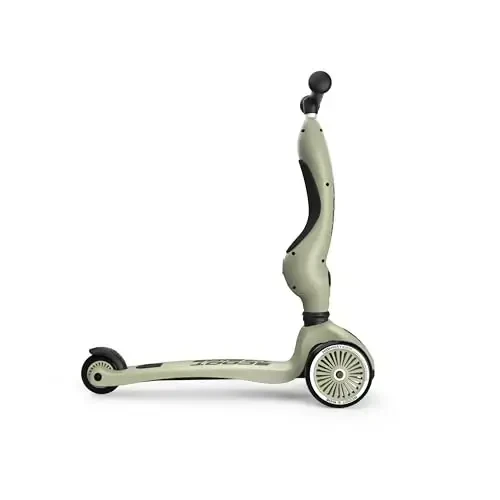 Scoot & Ride 2-in-1 Ride-On & Stand Kids Scooter, Ages 1 to 5, Highwaykick 1, Olive - 6