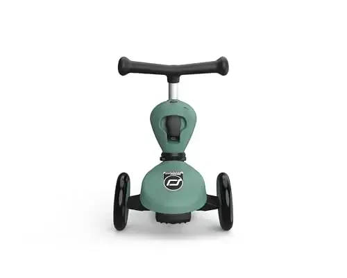Scoot & Ride 2-in-1 Ride-On & Stand Kids Scooter, Ages 1 to 5, Highwaykick 1, Forest - 4