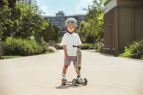 Scoot & Ride 2-in-1 Ride-On & Stand Kids Scooter, Ages 1 to 5, Highwaykick 1, Olive - 7