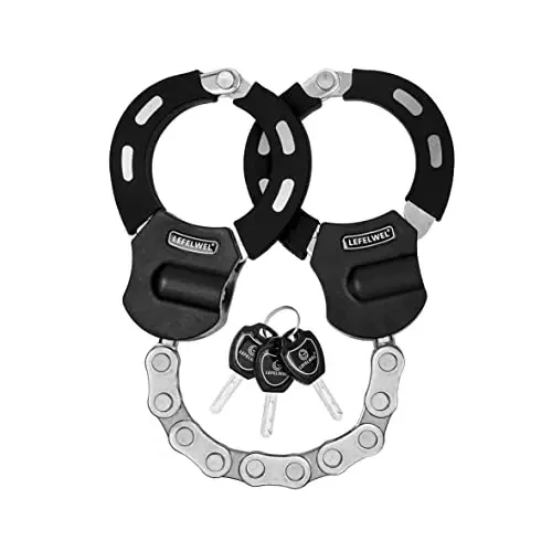 Scooter Lock,Bike Chain Lock,Electric Scooter Locks Anti Theft for Electric Scooter Segway,Ninebot,Xiaomi, Razor and Bicycle Lock Cable Accessories - 1