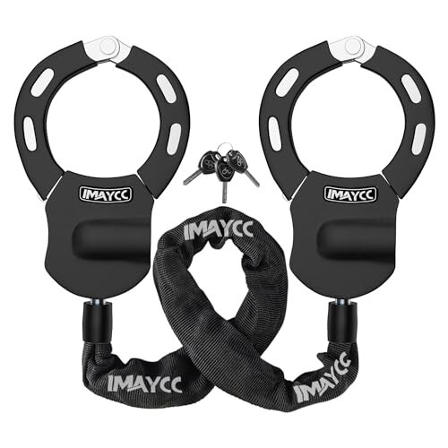 Scooter Locks Anti Theft, Bike Chain Lock with Key, Electric Scooter Lock Anti Theft for Segway, Ninebot and Bicycle Lock Cable Accessories - IMAYCC