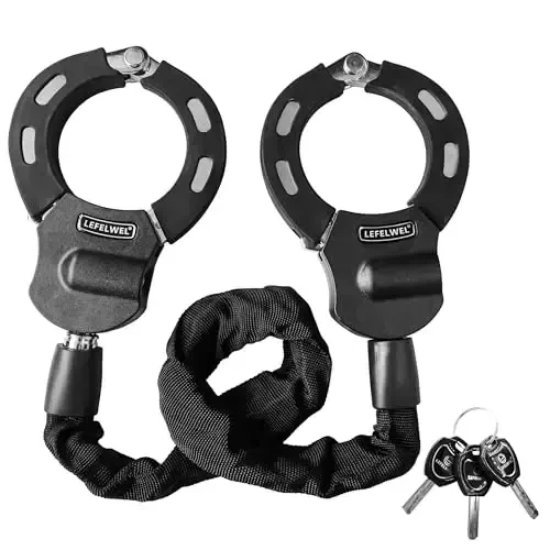 Scooter Locks Anti Theft,Bike Chain Lock,Best Electric Scooter Lock for Segway,Ninebot,Xiaomi, Razor and Bicycle Lock Cable Accessories - 1