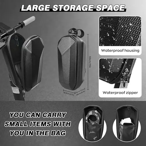 IMAYCC Electric Scooter Lock, Heavy Duty Lock for Electric Scooter E-Bike | High Security with Key and Waterproof Bag, Scooter Lock Anti Theft - IMAYCC