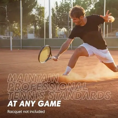 Scoring Right Portable Tennis Raketkasi va Padel Hisobchisi, Oson O'rnatiladigan Kichik Hisob Taxtasi ochkolar, o'yinlar va setlar hisobini yuritish uchun, Yengil Mini Hisobchi, 1.9g, Qora, 2 dona - 5