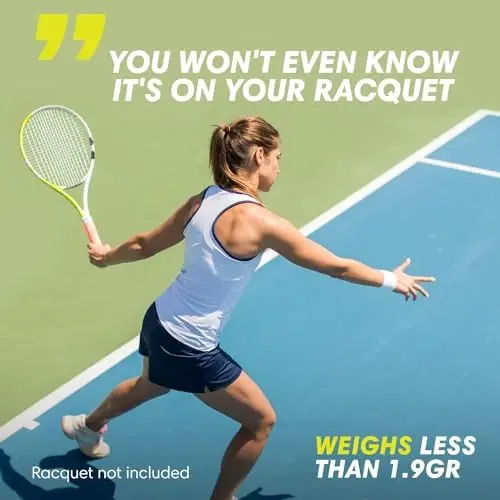 Scoring Right Portable Tennis Raketkasi va Padel Hisobchisi, Oson O'rnatiladigan Kichik Hisob Taxtasi ochkolar, o'yinlar va setlar hisobini yuritish uchun, Yengil Mini Hisobchi, 1.9g, Qora, 2 dona - 4