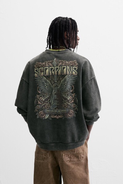 SCORPIONS © NAFAS OLADIĞAN SWEATSHIRT - Antrasit kulrang - 21