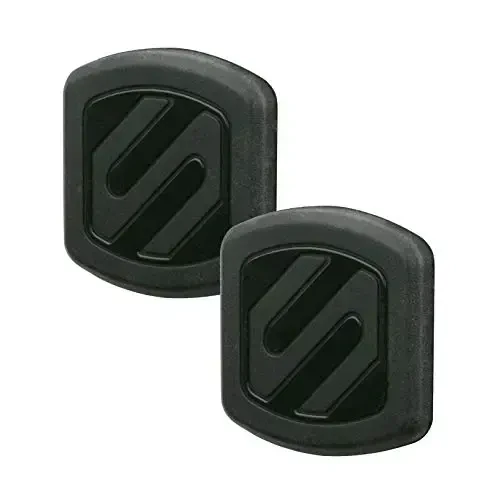 Scosche MAGFM-2PXCES0 MagicMount Flush Magnetic Car Mount, Universal Cell Phone Holder for Car Dashboard & Flat Surfaces, Easy Magnet Mounting for iPhone, iPad, Smartphones, Tablets & More (Pack of 2) 