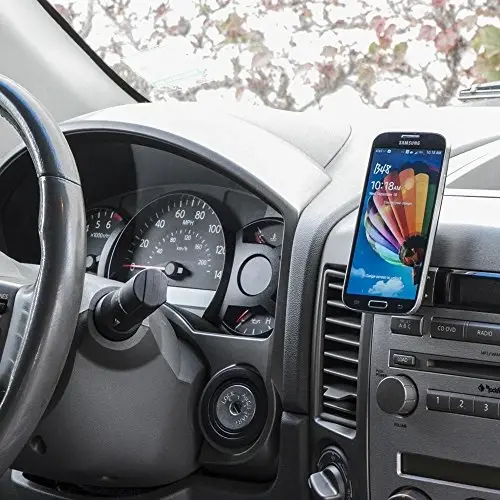 Scosche MAGFMB MagicMount magnitli avtomobil telefon ushlagichi - iPhone/Android uchun kuchli magnitli ushlagich - tekis yuzalar uchun xavfsiz magnitli mobil telefon ushlagichi - universal 360° sozlanishi mobil telefon ushlagichi - 2