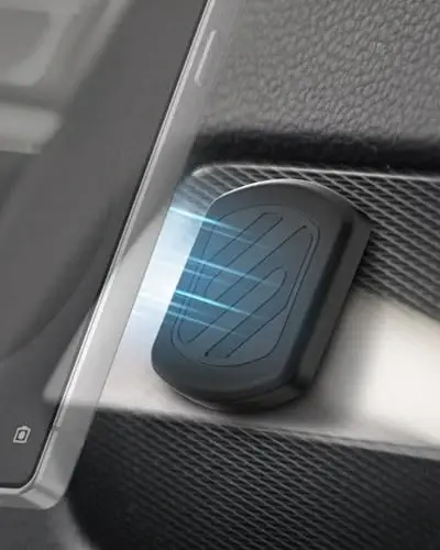 Scosche MagicMount Flush Extra Strength Magnetic Car Mount for Dashboard and Flat Surfaces, Low Profile Car Cell Phone Holder with Thick Metal Plate, Compatible with iPhone and Android, Not MagSafe 