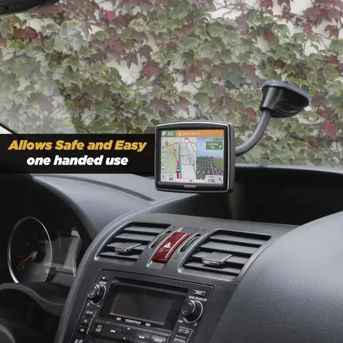 Scosche MAGWDMB MagicMount Flex Neck Suction Cup Car Phone Mount for Dashboard/Windshield, 360° Adjustable Magnetic Head, Universal Cell Phone Holder Compatible with iPhone, Samsung & All Devices - 5