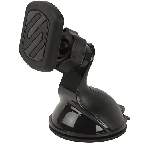 Scosche MAGWSM2 MagicMount Avtomobil oynasi yoki paneli uchun magnitli so'rg'ichli ushlagich, 360° sozlanishi magnit bosh, Avtomobil uchun universal uyali telefon ushlagichi, iPhone, Samsung va barcha qurilmalar bilan mos keladi 