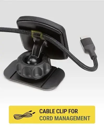 Scosche Magnetic Phone Holder for Car Dashboard with Extra Strong Magnet, Thick Metal Plate & 360° Rotation, Secure Cell Phone Car Mount for Large Phones Compatible with iPhone, Samsung, Not MagSafe - 6