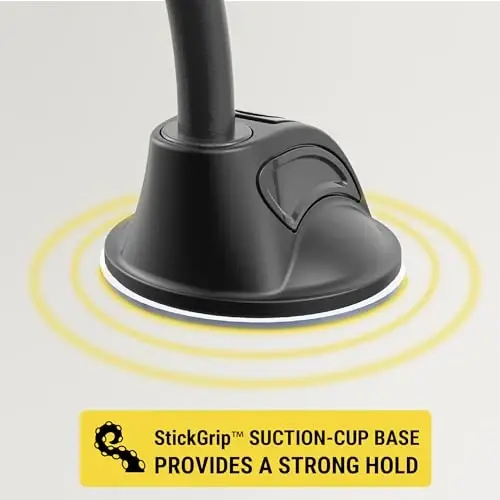 Scosche MXWDL Magnetic Cell Phone Holders for Your Car Dash/Windshield, Suction Cup Phone Holder Car Mount with Extra Strong Magnet, Thick Metal Plate Compatible with iPhone, Samsung and More, 2 Pack - 5