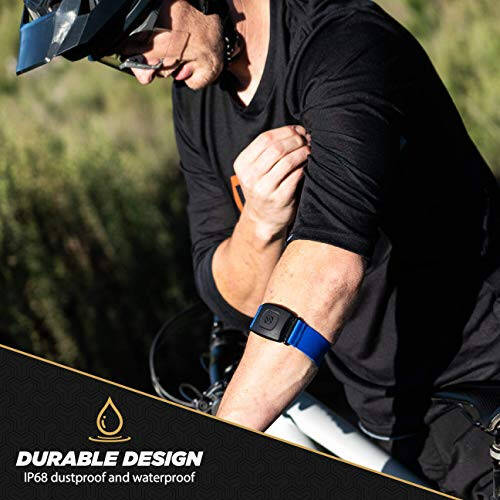 Scosche Rhythm R+2.0: Waterproof/Dustproof Armband with ANT+ & BLE Bluetooth Smart for Hyper Accurate Workout Heart Rate Monitoring with Wahoo, Peloton, LED Monitor, DDP Yoga, Strava - 5