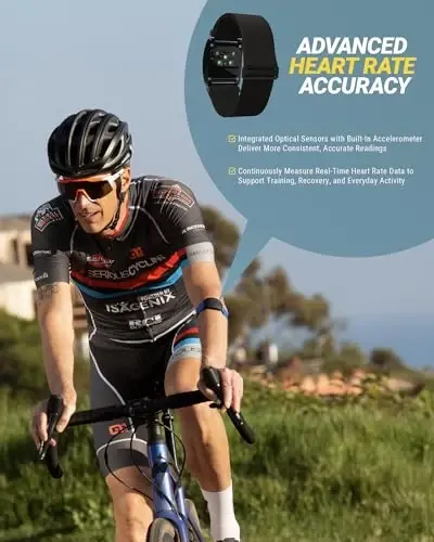 Scosche Rhythm R+2.0: Waterproof/Dustproof Armband with ANT+ & BLE Bluetooth Smart for Hyper Accurate Workout Heart Rate Monitoring with Wahoo, Peloton, LED Monitor, DDP Yoga, Strava - 3