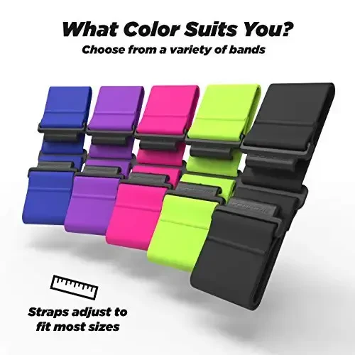 Scosche RhytModazone R+2.0: Suv oʻtkazmaydigan/Chang oʻtkazmaydigan ANT+ va BLE Bluetooth Smart bilaguzuk Wahoo, Peloton, LED monitor, DDP Yoga, Strava bilan yuqori aniqlikdagi yurak urish tezligini kuzatish uchun - 6