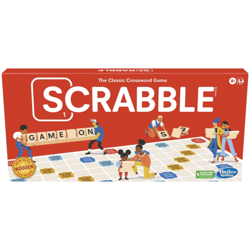 Scrabble Board Game, Fun Family Game for 2-4 Players - SCRABBLE
