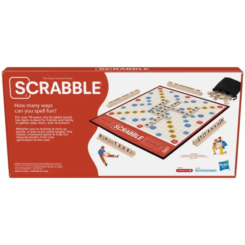 Scrabble taxta o'yini, 2-4 o'yinchi uchun qiziqarli oilaviy o'yin - 2
