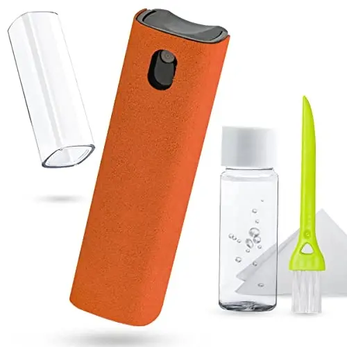 Screen Cleaner Touchscreen Mist Spray, walrfid Elektron Smart Phone TV, Laptop, Tablet, PC, Kompyuter Monitor Flat LCD uchun tozalash to'plami, iPhone iPad MacBook Pro bilan mos (Orange) - 1