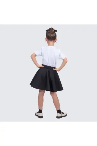 Scuba 23 апреля детская юбка-клеш Mnk0565 Черный-ЧЕРНЫЙ - MNK BABY&KIDS (1)