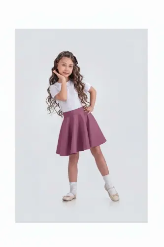 Scuba 23 Nisan 29 Ekim Törenlik Etek MNK0565 GÜL KURUSU-GÜL KURUSU 