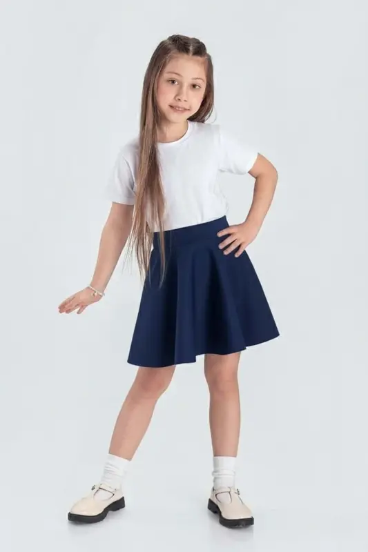 Scuba 23 Nisan 29 Ekim Törenlik Etek MNK0565 LACİVERT-LACİVERT - MNK BABY&KIDS