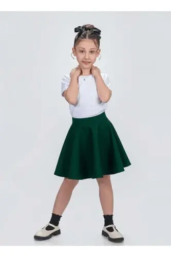 Scuba 23 Nisan 29 Ekim Törenlik Etek MNK0565 YEŞİL-YEŞİL - 1