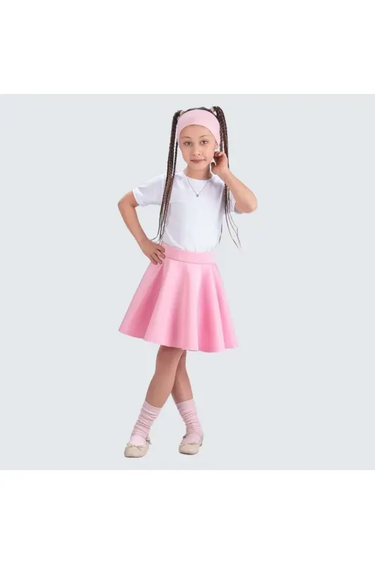 Scuba 23 Nisan 29 Ekim Törenlik Etek MNK0565 PEMBE - PEMBE - 1