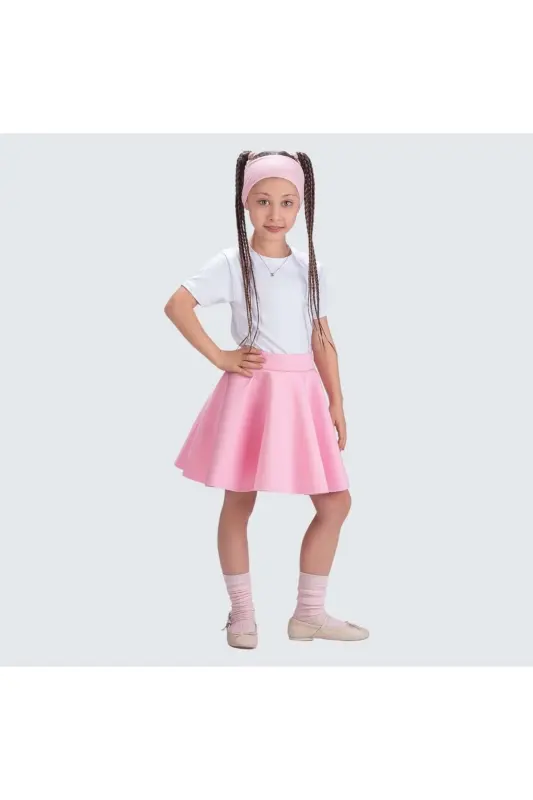 Scuba 23 Nisan 29 Ekim Törenlik Etek MNK0565 PEMBE - PEMBE - 2