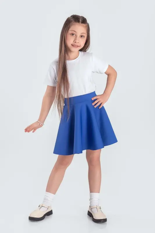 Scuba 23 Nisan 29 Ekim Törenlik Etek MNK0565 SAKS MAVİ - SAKS MAVİ - MNK BABY&KIDS