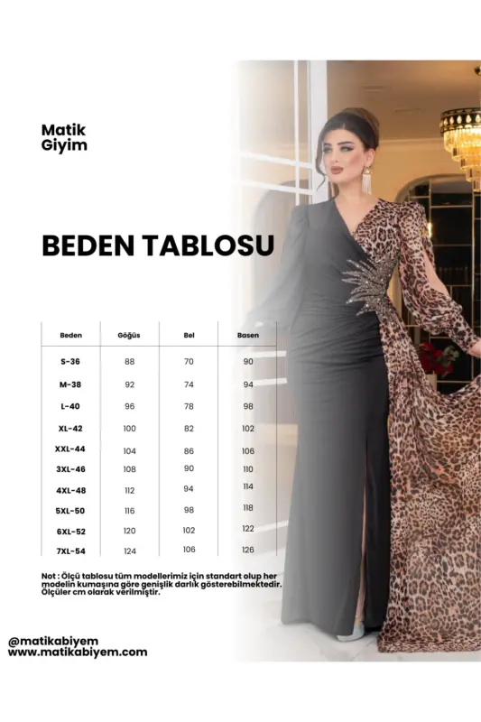 Scuba ZaraPayet Garnili Beli Ithal Yapışma Taşlı V Dekolteli Yırtmaçlı Abiye Elbise-Bordo - 7