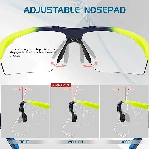 SCVCN Foto-xromatik Erkaklar va Ayollar uchun Quyosh Ko'zoynaklari UV 400 Himoyasi Sport Baliq Ovlash - 4