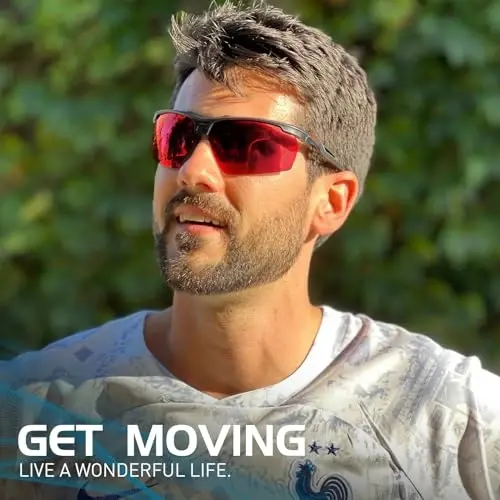 SCVCN Photochromic Sport Sunglasses Cycling Clear Glasses Men Women UV400 Protection MTB BMX Fishing Running S86 - SCVCN (1)