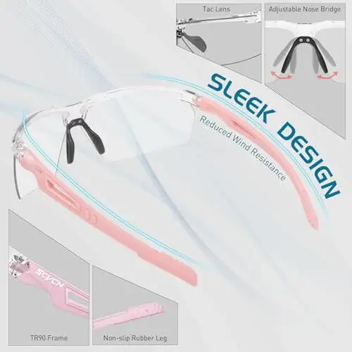 SCVCN Fotoxromatik Quyosh Ko'zoynaklari Erkaklar va Ayollar uchun UV 400 Himoyasi Sport Baliq ovlash - 4