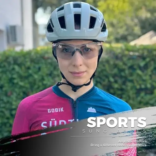 SCVCN Fotoxromatik Quyosh Ko'zoynaklari Erkaklar va Ayollar uchun UV 400 Himoyasi Sport Baliq ovlash - 5