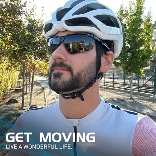 SCVCN Photochromic Sport Sunglasses Cycling Clear Glasses Men Women UV400 Protection MTB BMX Fishing Running S86 - SCVCN (1)