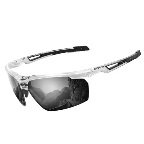SCVCN Photochromic or Polarized Sport Sunglasses Cycling Clear Glasses Men Women UV400 Protection MTB BMX Fishing Running S86 - 1