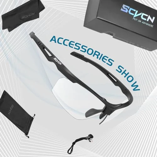 SCVCN Photochromic Sunglasses for Men Women UV 400 Protection Sports Fishing - 3