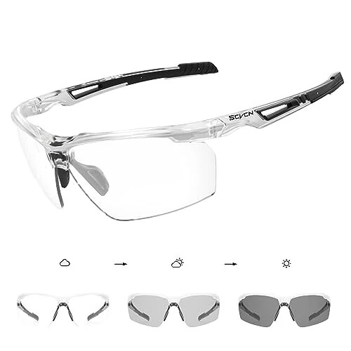 SCVCN Photochromic Sunglasses for Men Women UV 400 Protection Sports Fishing - SCVCN