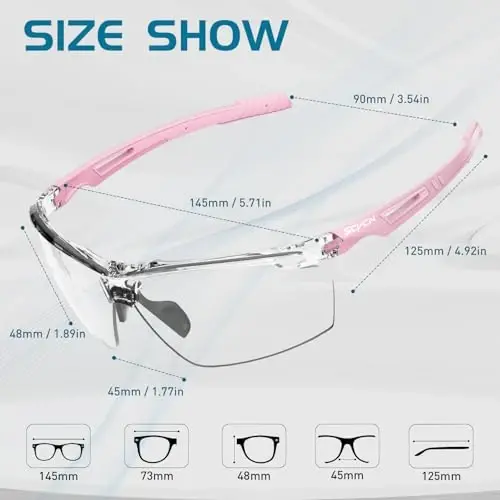 SCVCN Photochromic Sunglasses for Men Women UV 400 Protection Sports Fishing - 4