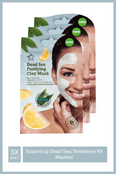 S/d Dead Sea Purifying Clay Mask 15ml X3 Pieces - 1