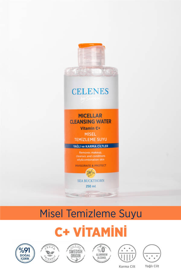 Sea Buckthorn Micellar Cleansing Water 250ml Oily/Combination - 9