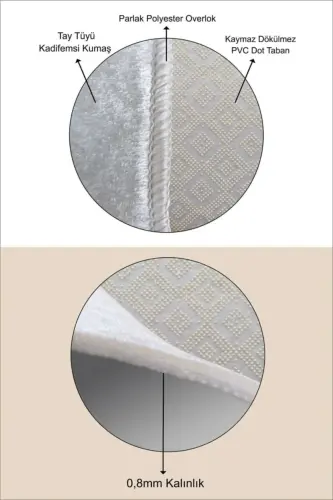 Sea Creatures Patterned Whale Caretta Rug Digital Print Washable Non-Slip Base Kids Room Carpet - Multi-Color - 3