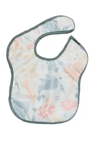 Sea World, 6-24 Months, Bib, Waterproof, Pocketed, Machine Washable, Baby Feeding Bib - 6