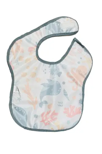 Sea World, 6-24 Months, Bib, Waterproof, Pocketed, Machine Washable, Baby Feeding Bib - 5