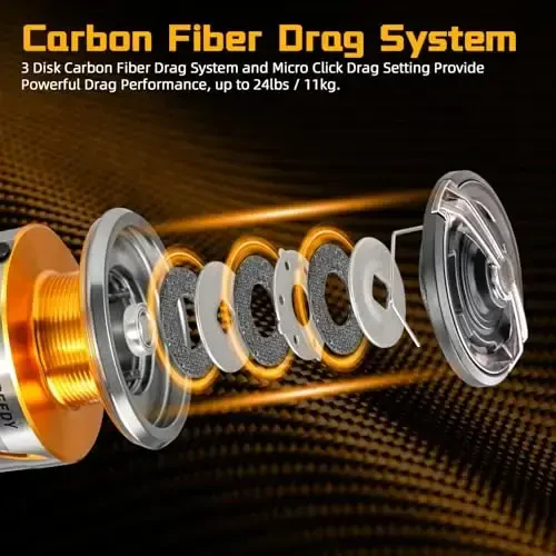 SeaKnight Rapid sho'r suvda aylanadigan g'altak, 4.7: 1, 6.2: 1 yuqori tezlik, maksimal tortish 33 funt, silliq chuchuk va sho'r suvda baliq ovlash g'altagi - 7