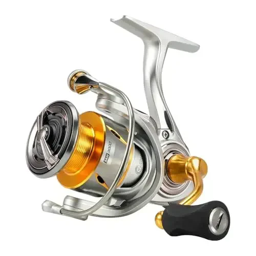SeaKnight Rapid Saltwater Spinning Reel, 4.7: 1,6.2: 1 High Speed, Max Drag 33Lbs, Smooth Fresh and Saltwater Fishing Reel - 6