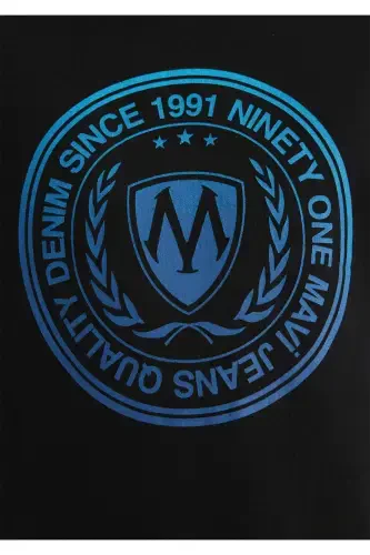 Seal Logo Printed Hooded Black Sweatshirt 0611721-900 - 8